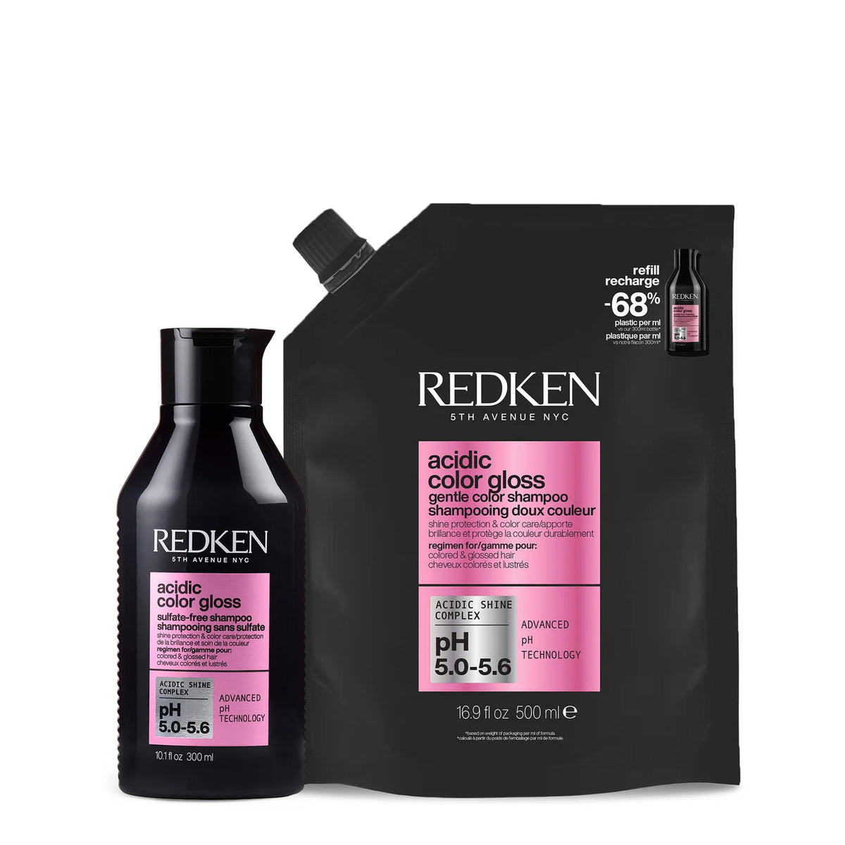 Acidic Color Gloss Shampoo & Refill Duo